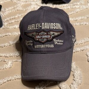 Harley-Davidson Charcoal Cap with Embroidered Logo